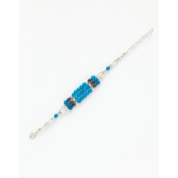 Bracelet Calliope Thalia Agate bleue