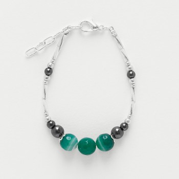 Bracelet Calliope Thalia green Agate