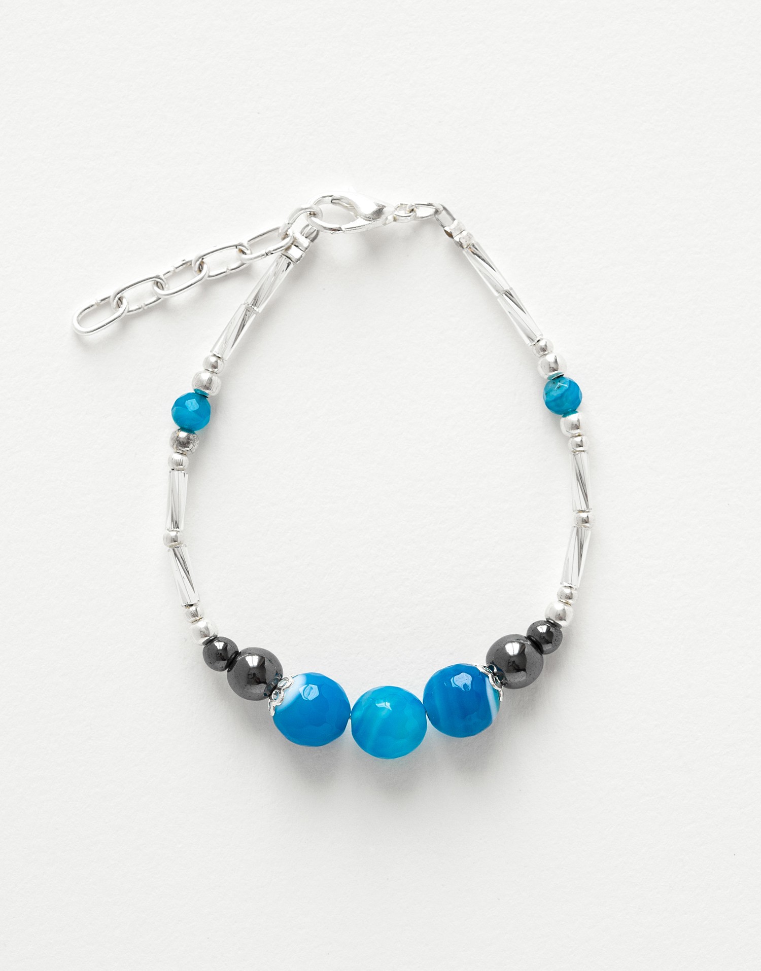 Bracelet Calliope Thalia blue Agate