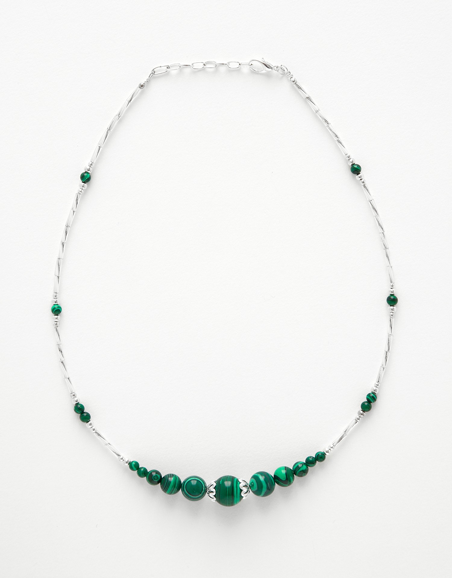 Necklace Thalia Malachite