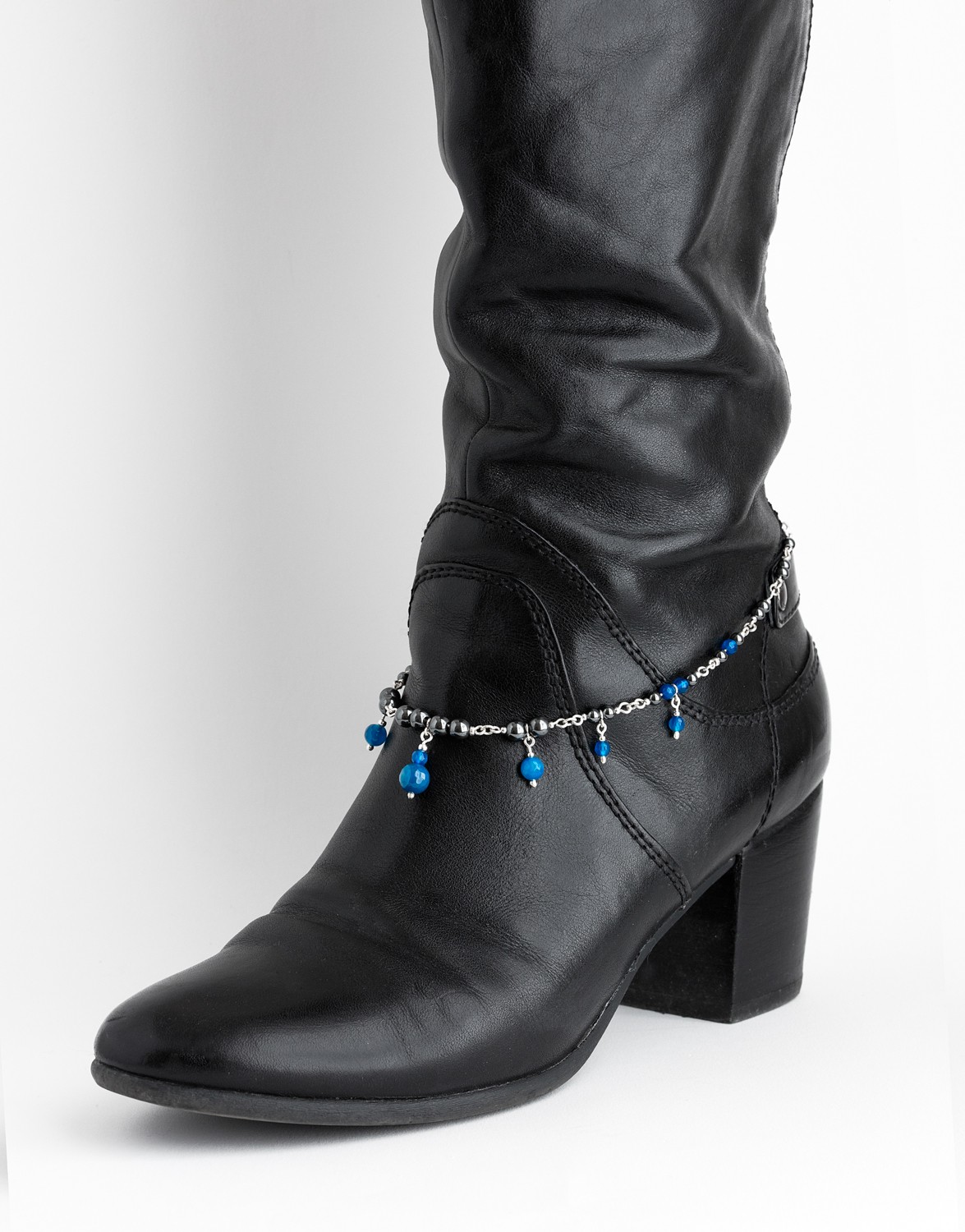 Bracelet for Boots Uranis blue Agate
