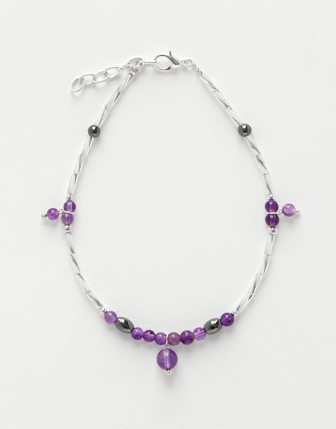 Ankle Bracelet Calliope Thalia Améthyst