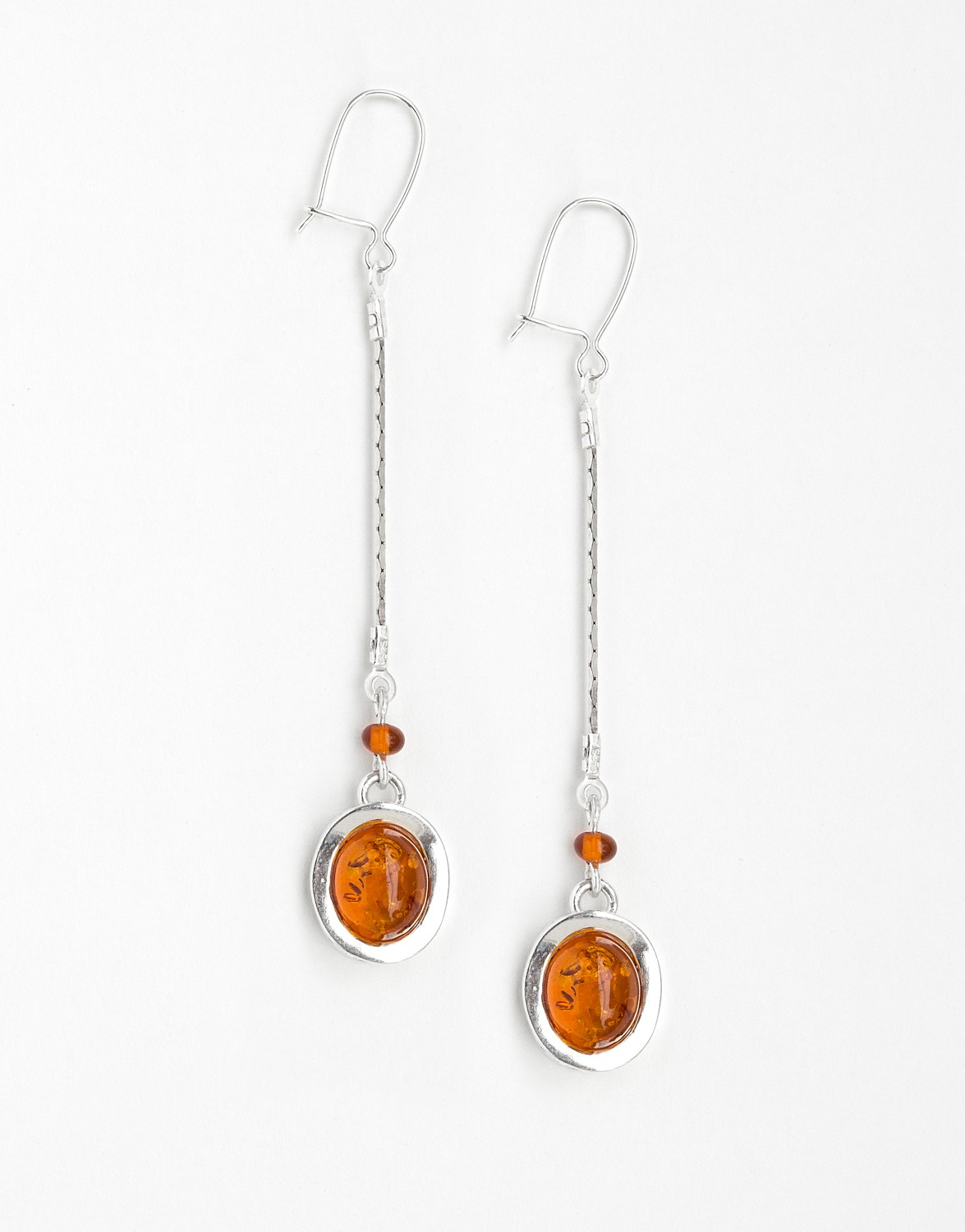 Earrings Polymnie Amber