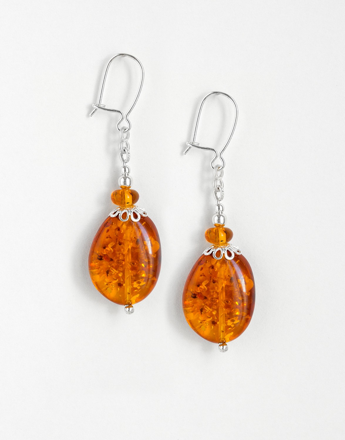 Earrings Polymnie Amber