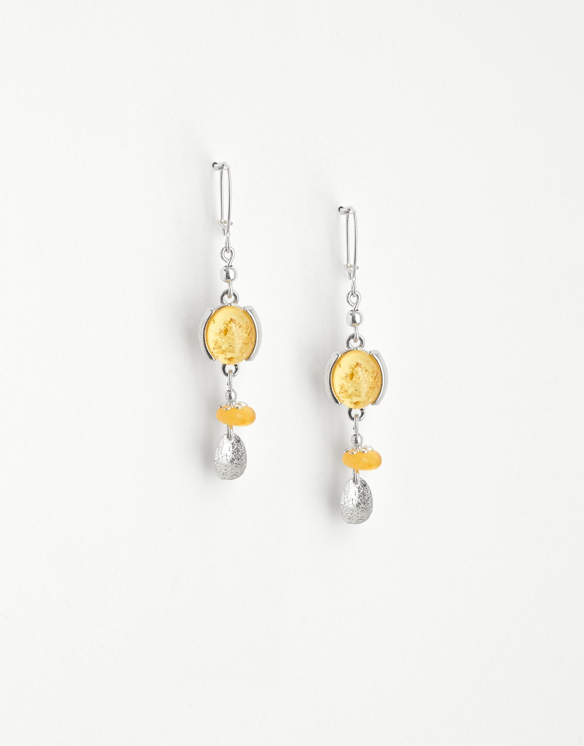 Earrings Polymnie Amber