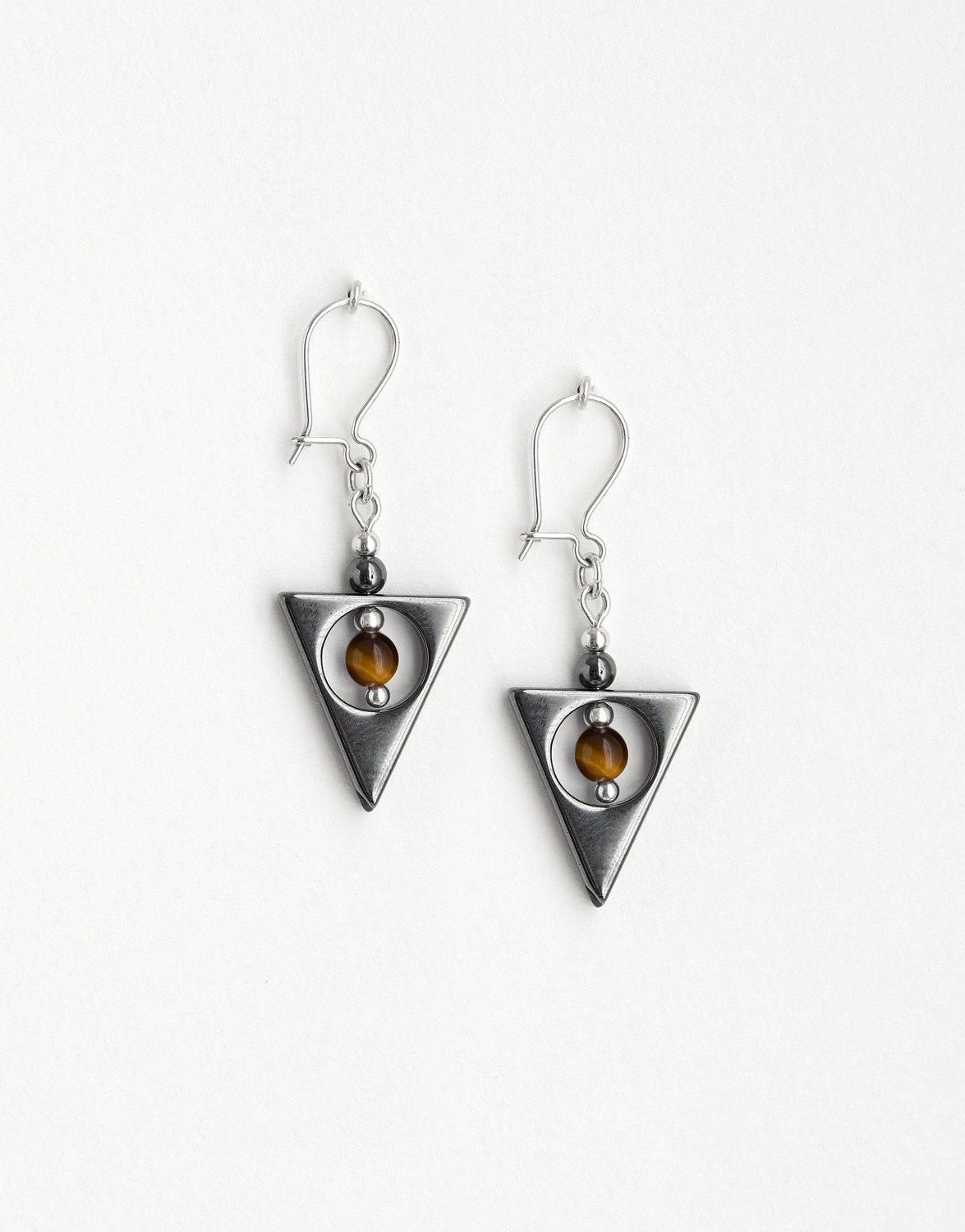 Earrings Euterpe Tiger's Eye