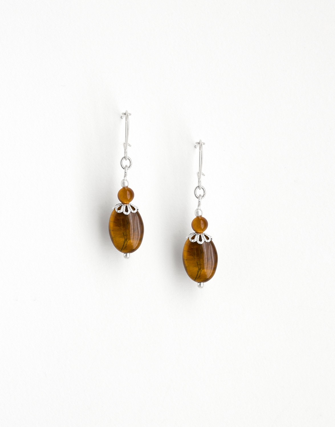 Earrings Uranis Tiger's Eye