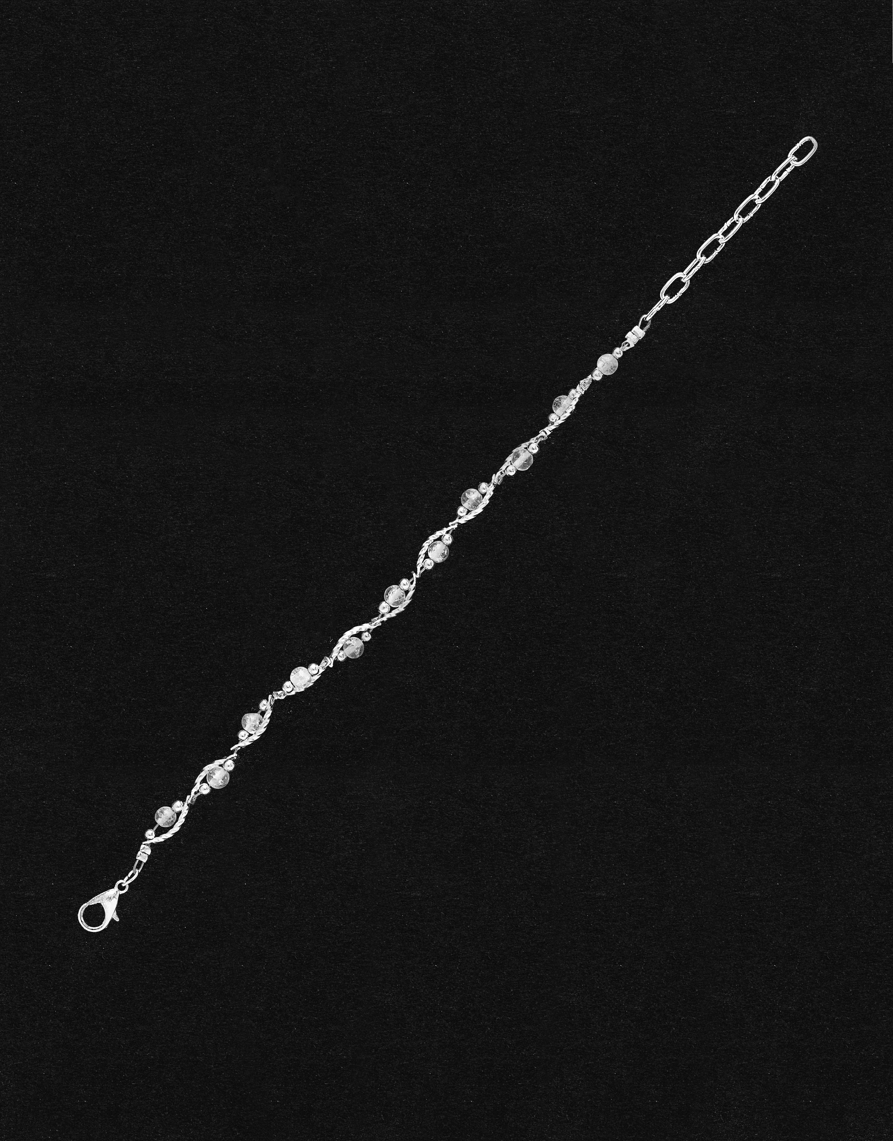 Bracelet Calliope Thalia snake Rock crystal