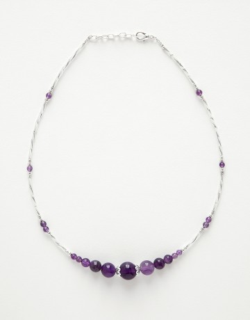 Necklace Thalia Améthyst