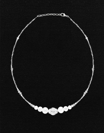 Necklace Thalia Rock crystal