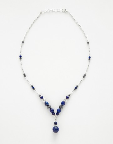 Necklace Calliope Lapis-Lazuli