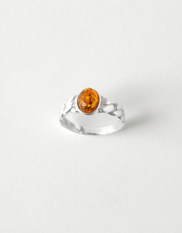 Ring Polymnie Amber