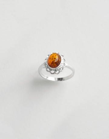 Ring Polymnie Amber