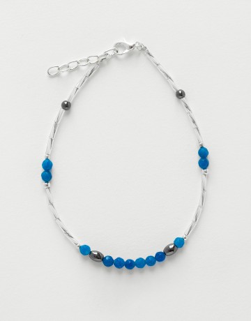 Ankle Bracelet Calliope Thalia Blue Agate