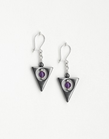 Earrings Euterpe Améthyst