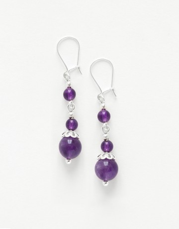 Earrings Thalia Améthyst