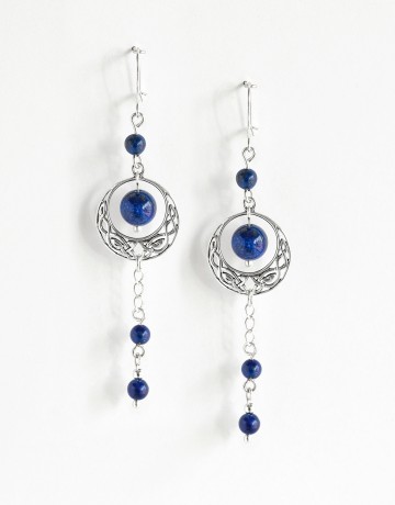 Earrings Uranis Lapis-Lazuli