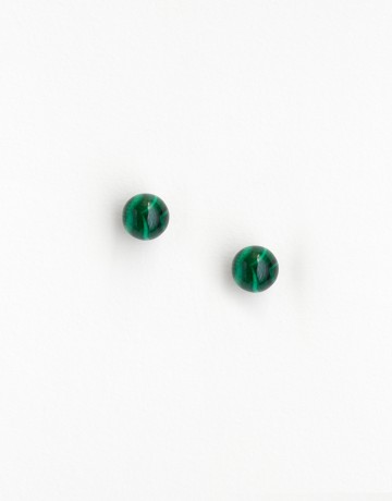 Earrings Uranis Malachite