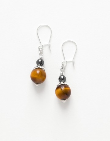 Earrings Calliope Thalia Tiger's Eye