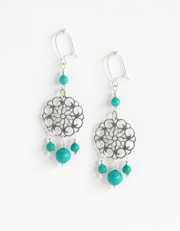 Earrings Uranis Turquoise