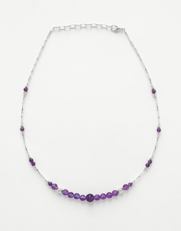 Necklace Thalia Améthyst