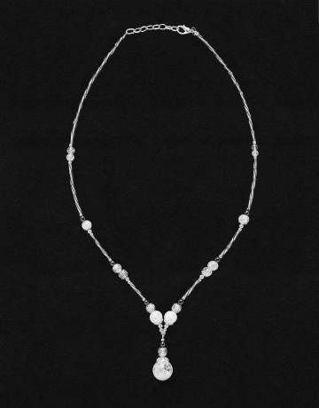 Necklace Calliope Rock crystal