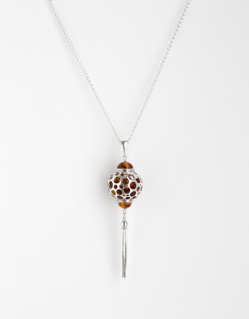 Necklace Polymnie Amber