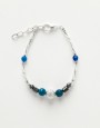 Bracelet Calliope Thalia blue Agate