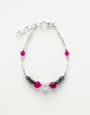 Bracelet Calliope Thalia fuchsia Agate