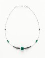 Necklace Thalia Malachite