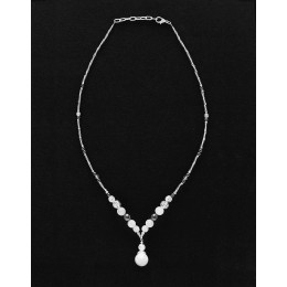 Necklace Calliope Rock crystal