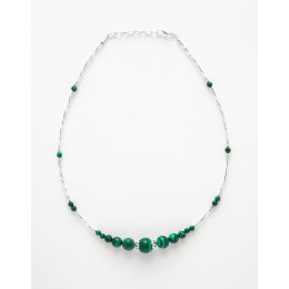 Necklace Thalia Malachite