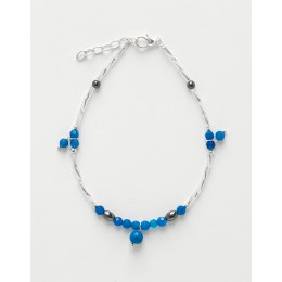 Ankle Bracelet Calliope Thalia Blue Agate