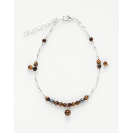 Ankle Bracelet Calliope Thalia Tiger's Eye