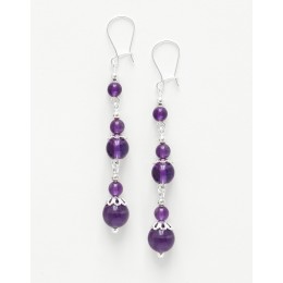 Earrings Thalia Améthyst